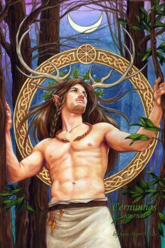Cernunnos Journal: This journal features a beautiful image by artists Jane Starr Weils on the cover. Pages are lined on one side and blank on the ... book with your thought, words, and sketches.