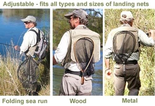 wading belt net holder