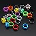 Vape Bands - 100 Pieces Silicone Anti Skid Vape Rings Rubber Bands for Mechanical Mods RDA RBA Tank -18mm DIY Cover Vape Bands