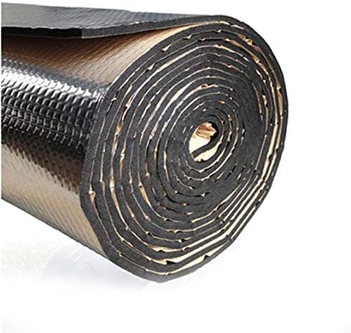 Jessicadaphne Car Heat Shield Insulation Sound Deadener Mat Aluminum Foil Car Sound Deadener Noise Insulation Acoustic Dampening Foam