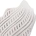 AWEHIRU Qiyuxow Infant Toddler Girls Solid Knit Footless Leggings/Tights Socks (0-2T) White