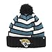 '47 NFL Jacksonville Jaguars Breakout Cuff Knit Hat with Pom, One Size Fits Most, Black