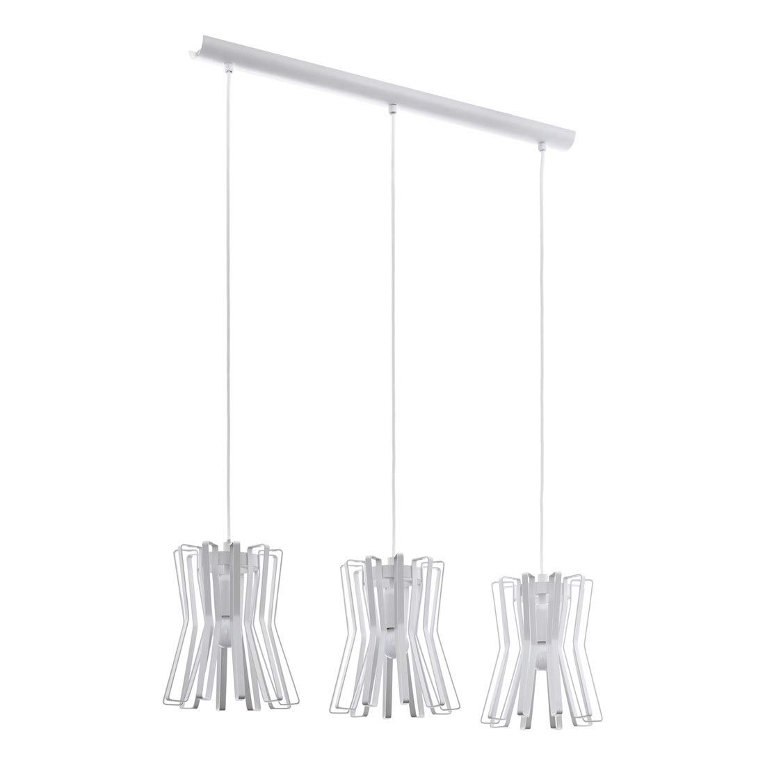 EGLO LOCUBIN Pendant Light, Steel, 40 W, White