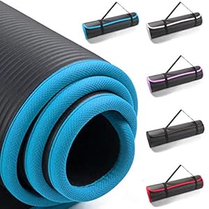 TNP Accessories Yoga Mat Large Thick Pilates Exercise Gym Floor Non Slip Camping NBR Mats Outdoor Sleeping Non Slip Crash Mat