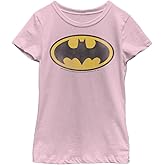 DC Comics Unisex-Child Classic Faded Logo T-Shirt