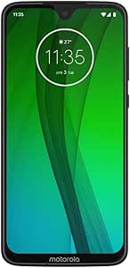 Motorola Moto G7 (64GB, 4GB RAM) Dual SIM 6.2" 4G LTE (GSM Only) Factory Unlocked Smartphone International Model XT1962-4 No Warranty (Ceramic Black)