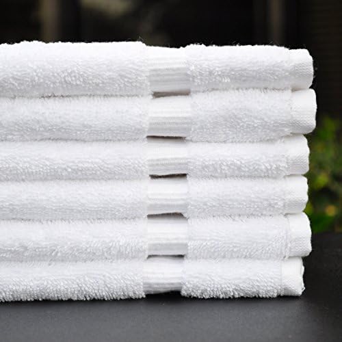 Amaethon HAND TOWELS TITAN PREMIUM SOFT COTTON BLEND ABSORBENT 3# PER DOZEN WHITE 16X27 (6)
