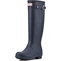 Amazon.com | Hunter Women's Original Tall Gloss Rain Boots, Black