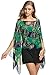 Zeagoo Womens Paisley Print Chiffon Poncho Batwing Sleeve Tunic Top