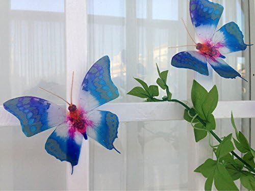 3d butterflies Starburst colourful Natural Butterflies 3D Butterfly Wall Art Flying Removable Butterflies for Home Decorations Wall Art
