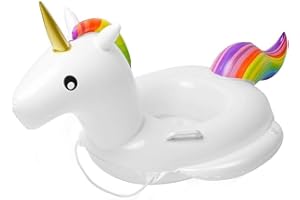 FLYBOO Baby Pool Float Toddlers Floaties Infant Inflatable Swimming Ring with Handles for Kids Aged 1-6 Years