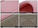 UltraIdeas Comfort Knitted Cotton Slippers for Men and Women Washable Flat Closed Toe Ultra Lightweight Indoor Shoes with Non-Slip Sole (XL /11-12 B(M) US, Pink)