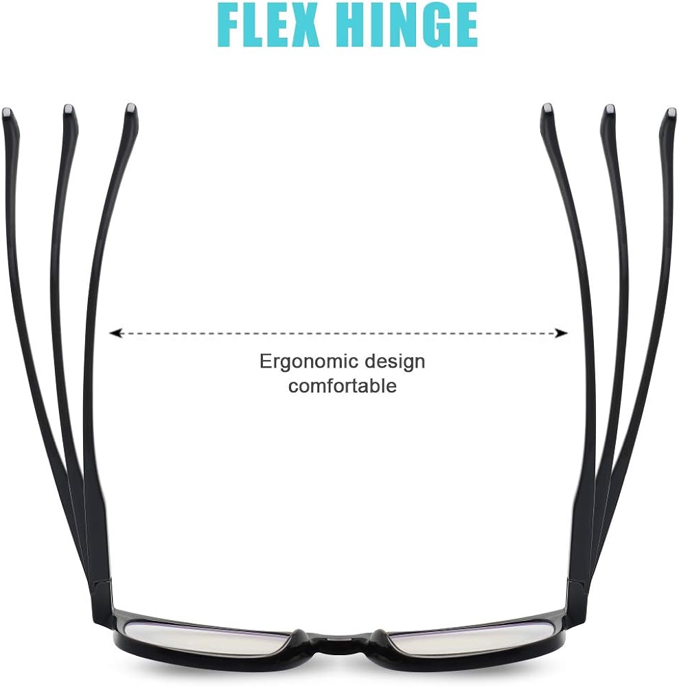 Blue Light Blocking Glasses, 2Pack Cut UV400 Computer Glasses for Anti Eyestrain: Shoes