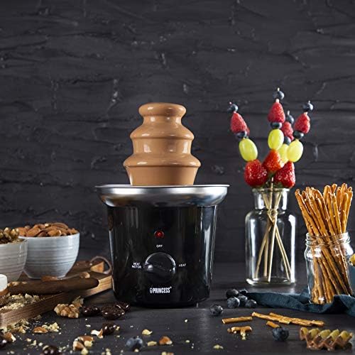 Fontaine à chocolat Princess 292994 noire - 3 étages - 0,4 L - 32 W - Maintien au chaud - Cuisine A Vivre Fontaine à chocolat Princess 292994 noire - 3 étages - 0,4 L - 32 W - Maintien au chaud
