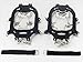 YUEDGE Universal Anti Slip Ice Cleats Shoe Boot Grips Traction Crampon Snow Spikes Grips Cleats(L)