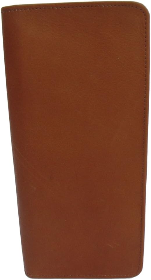  | Piel Leather Passport Ticket Holder, Saddle, One Size | Passport Covers