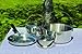 Texsport 6 piece Stainless Steel Copper Bottom Outdoor Camping Cookware Cook Set with Storage Bag