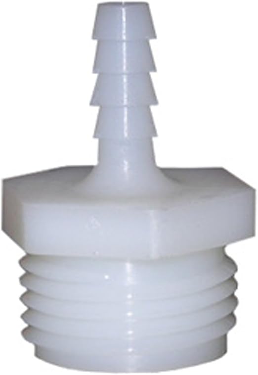 LASCO 199501 Male Hose Thread Adapter Barb Fitting with 1/4Inch Barb