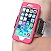 iPhone 6 Armband, SUPCASE Apple iPhone 6 Armband 4.7 inch Easy Fitting Sport Running Armband with Premium Flexible Case Combo for iPhone 6 Case (Pink), Not Fit iPhone 6 Plus 5.5 inch