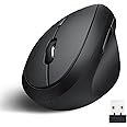 Perixx PERIMICE-719 Right-Handed Wireless Mini Vertical Mouse, 3 Level DPI