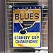 St. Louis Blues 2019 Stanley Cup Champions Double Sided Garden Flag