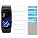 Samsung Gear Fit 2 Screen Protector (6-Pack), QIBOX Full Coverage Shatterproof and Anti-Bubble Screen Protector for Samsung Gear Fit2 (Gear Fit 2)