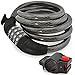 Aduro Sport Bike Lock Cable, Bicycle Master Cable Lock with 4-Digit Combination Lightweight Bike Chain Lock 6-Feet