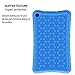 AVAWO Silicone Case for Amazon Fire 7 Tablet with Alexa ( 9th Generation, 2019 Release ) - Anti Slip Shockproof Slim Light Weight Protective Cover, Blue