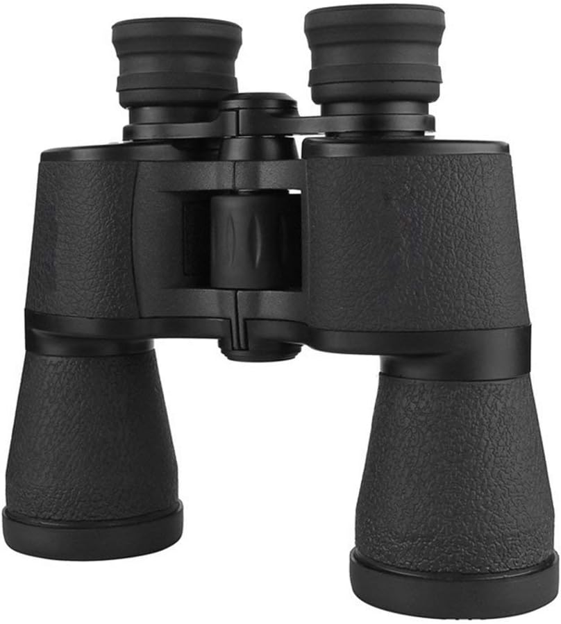Portable High Power 20X50 Binoculars with HD Lens for Birdwatching, Hunting, Sightseeing, Watching Sports Events and Concerts, Black, 56~1000m