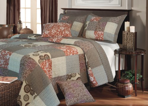 Greenland Home Fashions Stella Bonus 5-Piece Quilt Set, King