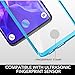 YOUMAKER Case for Galaxy S10 Plus, Built-in Screen Protector Work with Fingerprint ID Crystal Clear Heavy Duty Protection Shockproof Cover for Samsung Galaxy S10+ Plus 6.4 Inch - Blue