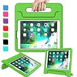 AVAWO Kids Case for New iPad 9.7 2017 & 2018 Release - Light Weight Shock Proof Convertible Handle Stand Friendly Kids Case for iPad 9.7-inch 2017 & 2018 Previous Gen (iPad 5th & 6th Gen) - Green