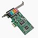 QNINE PCIe Sound Card for PC Windows 10, PCI Express Desktop Sound Adapter with Low Profile Bracket, 3D Stereo PCIe Audio Card, VIA 1723 Chip 32 or 64 Bit Sound Card for Windows XP 7 8