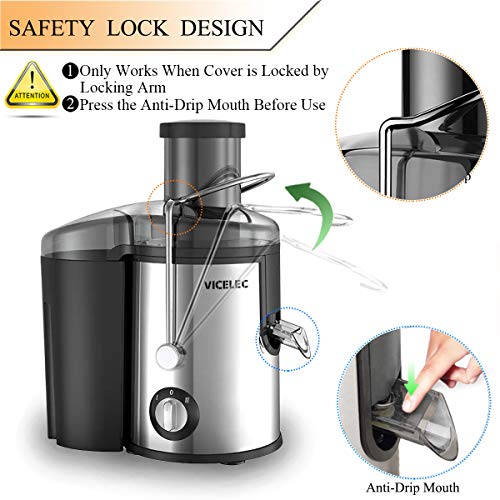 4 Machines+Centrifugal+Vegetable+Stainless+Extractor