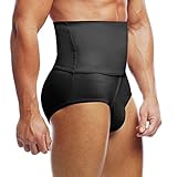 Haseil Men's Slimming Body Shaper High waist Abdomen Tummy Control Shaping Brief