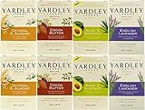 Yardley Naturally Moisturizing Bath Soap Combo (8 Bars-2 of each).. iwgl
