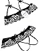 HOTOUCH Women's Lace Lingerie Bra Babydoll Sets,Black,Small