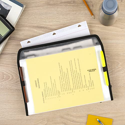 Five Star 7Pocket Expanding File Organizer, Plastic Expandable File