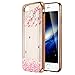 iPhone 8 Case,iPhone 7 Case, LONTECT Floral Flower Clear Design Pattern Printing Soft TPU Gel Slim Back Protective Case Scratch Resistant for Apple iPhone 8/iPhone 7