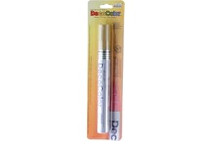 UCHIDA 300-C-GLD Marvy Deco Color Broad Point Paint Marker, Gold, 7.25 x 1.88 x 0.5