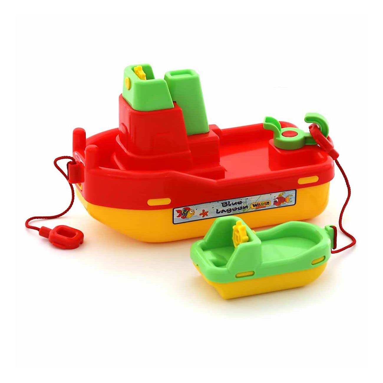 Polesie Polesie41227 Tugboat with Dingey Toy