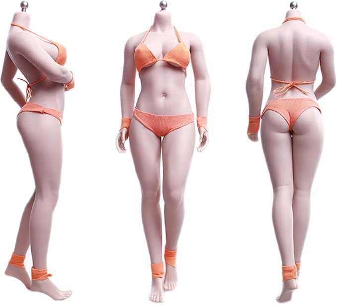 Amazon Tbleague 1 6スケール フィギュア 最新豊満 バクソム 巨乳 女性 素体 ボディ 少し肉付き グラビアモデル素体セット 最新アジアン 交換足 交換手 Phmb19 S28a 白肌色 フィギュア ドール 通販