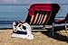 Moskus Gear Beach Bag With Inner Zipper Pocket (Medium, White Blue Stripes)