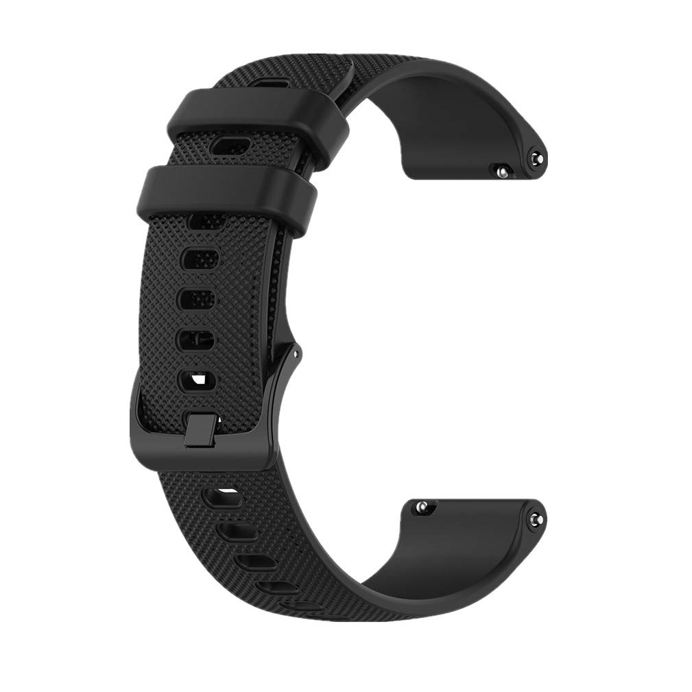 Huwokxix 22mm Watch Strap compatible with Garmin vivoactive 4/Forerunner 255/265/570 47MM,Sport Strap Silicone Replacement Band for Garmin Venu 3/Venu 2