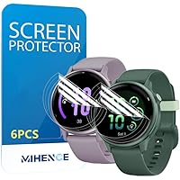 MIHENCE Compatible for Garmin vívoactive 6 / vívoactive 5 Screen Protector, TPU HD Full Coverage Invisible Protective Film (6