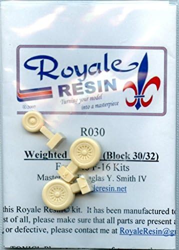 Royale Resin 1:48 Weighted Wheels Block 30/32 for F-16 Kits Resin Detail #R030