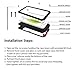 iPhone 6S Plus Case, Gorilla Glass Aluminum Alloy Shockproof Military Bumper Heavy Duty Cover Shell Case for iPhone 6/6S Plus 5.5'' (Black)