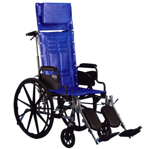 Invacare IVC Tracer SX5 Recliner w Legrest BLUE 18 in