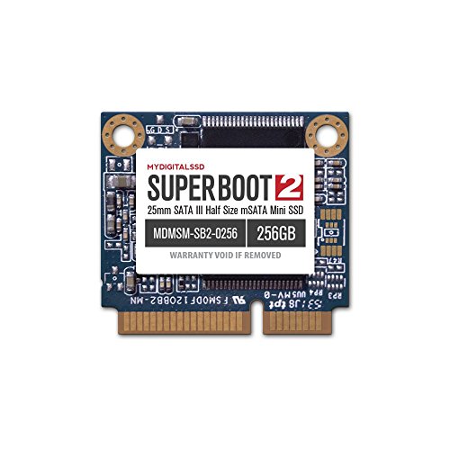 MyDigitalSSD Super Boot 2 (SB2) 25mm SATA III (6G) Half-Size mSATA Mini SSD (256GB)