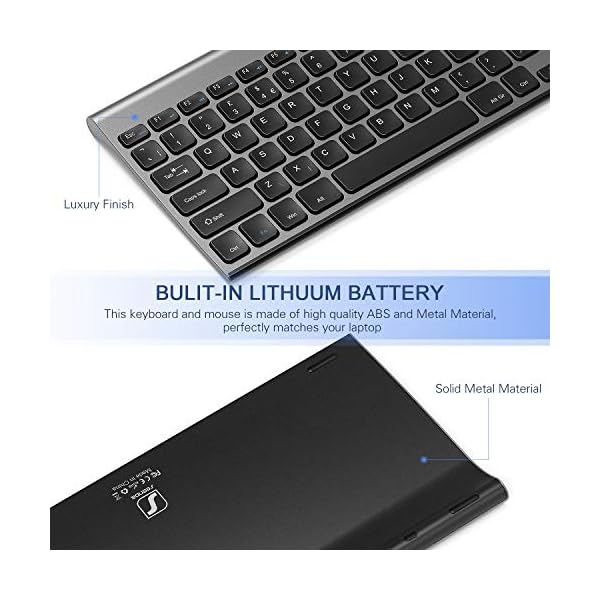Wireless-Keyboard-and-Mouse-Combo-seenda-Ultra-Thin-Small-Keyboard-and-Mouse-Set-with-Rechargeable-Battery-for-Windows-Devices-Space-Gray Small Wireless Keyboard and Mouse, seenda Ultra Compact Rechargeable USB Keyboard and Mouse Combo with Portable Size Low…